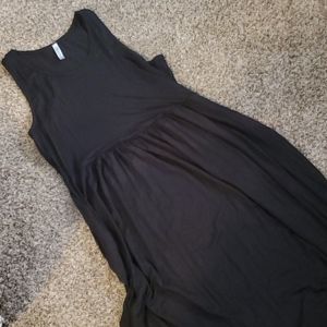 Black maxi dress